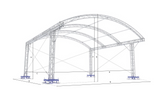 Milos: MR1 Arched Roof 8x6 m (26.25' x 19.69')