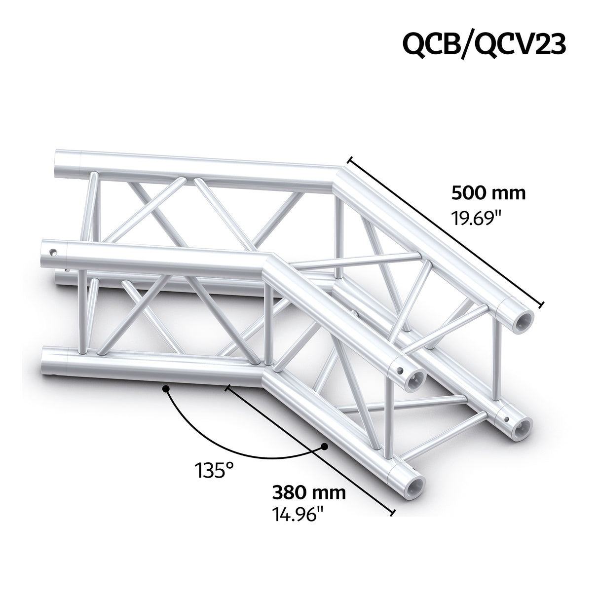 M290U quatro 2way 135° truss corner