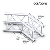 M290U quatro 2way 135° truss corner