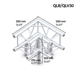 M290 quatro 3way 90° truss corner