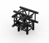 M290U quatro 4way truss tee piece leg down - Black