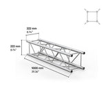 M222 Quatro 3.28 ft Aluminum Truss