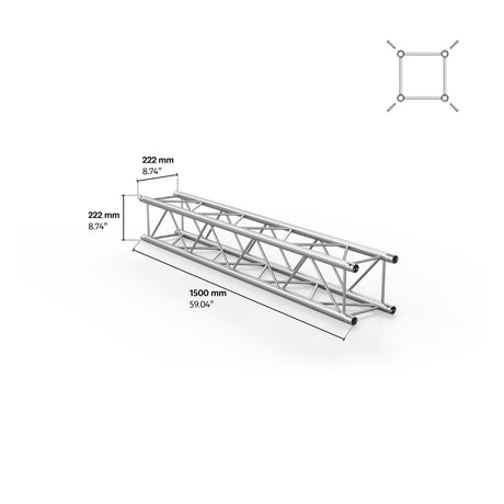 M222 quatro 4.92 ft Aluminum Truss