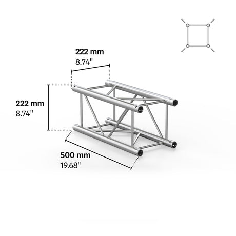 M222 quatro 1.64 ft Aluminum Truss