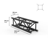 M290U Quatro 3.28 ft Aluminum Truss - Black