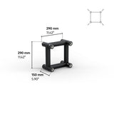 M290U Quatro 0.49 ft Aluminum Truss - Black