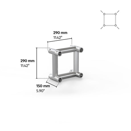 M290U Quatro 0.49 ft Aluminum Truss