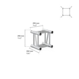 M290U Quatro 0.82 ft Aluminum Truss