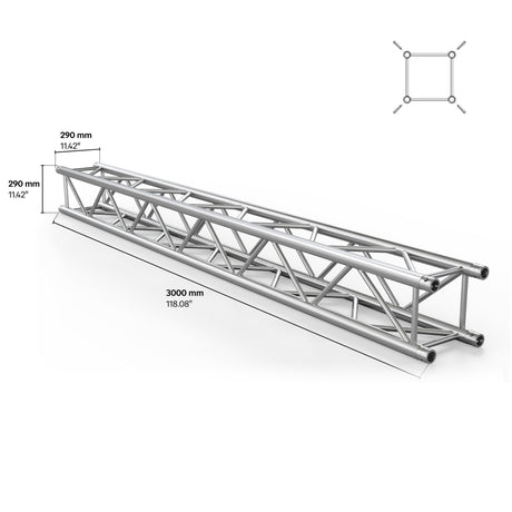 M290U Quatro 9.84 ft Aluminum Truss