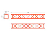 M290U Quatro 6.56 ft Aluminum Truss