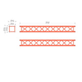 M290U Quatro 8.20 ft Aluminum Truss