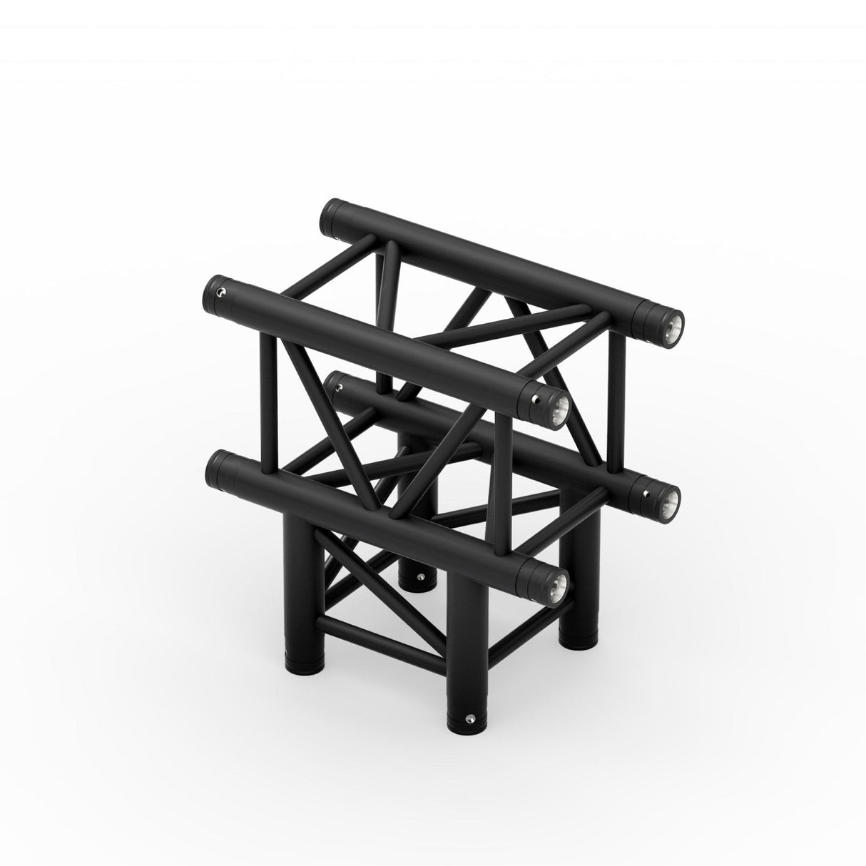 M290U quatro 3way truss tee piece 500x500mm - Black