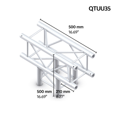 M290U quatro 3way truss tee piece 500x500mm
