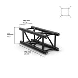 M290U Quatro 2.33 ft Aluminum Truss - Black