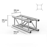 M290U Quatro 2.46 ft Aluminum Truss