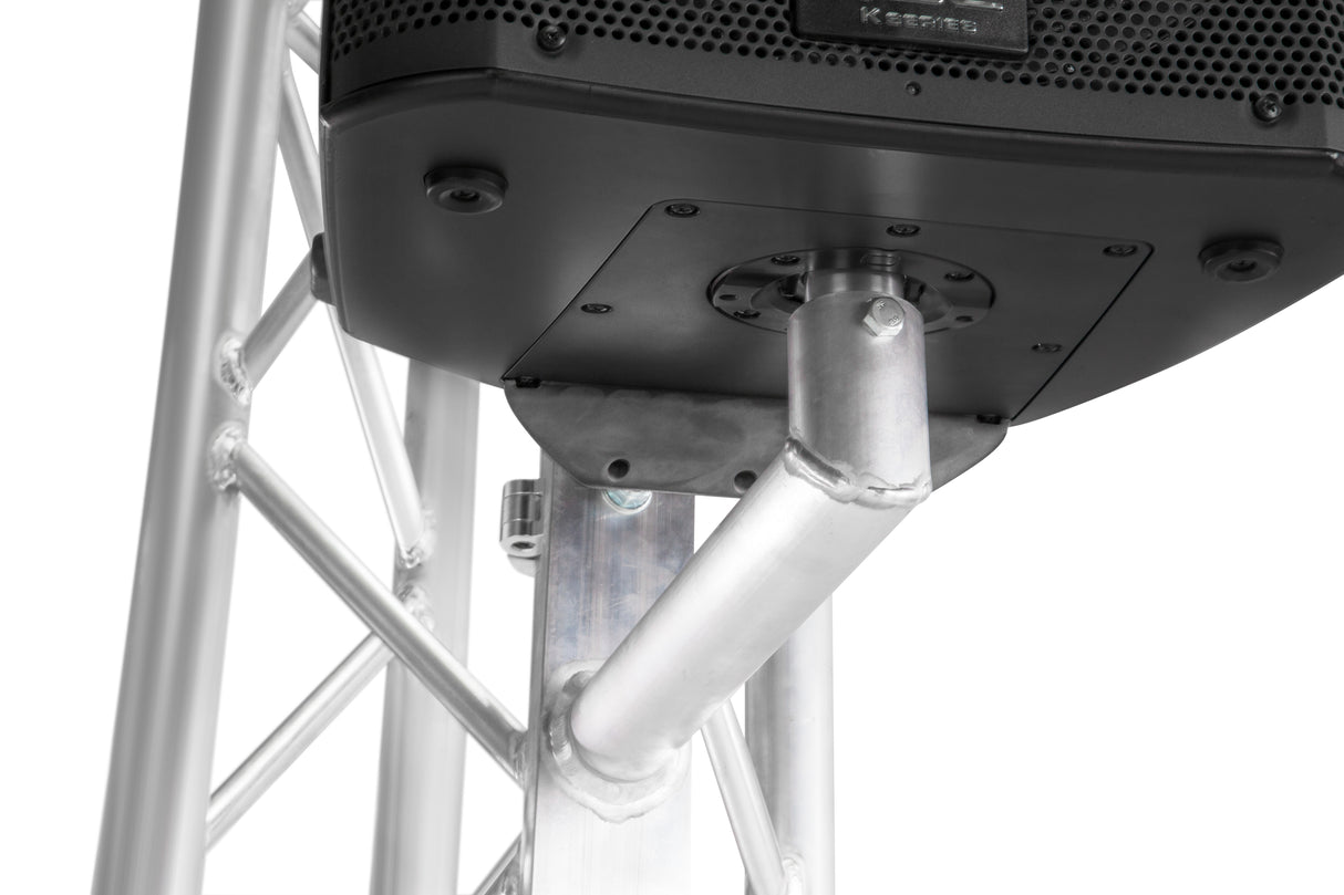 Side mounted speaker holder for 48-51mm (1 7/8"-2") tube - Black