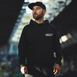 Black Pullover Hoodie TOMCAT "All a Rigger Wants", Size Medium