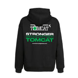 Black Pullover Hoodie, TOMCAT STRONG, Size Medium