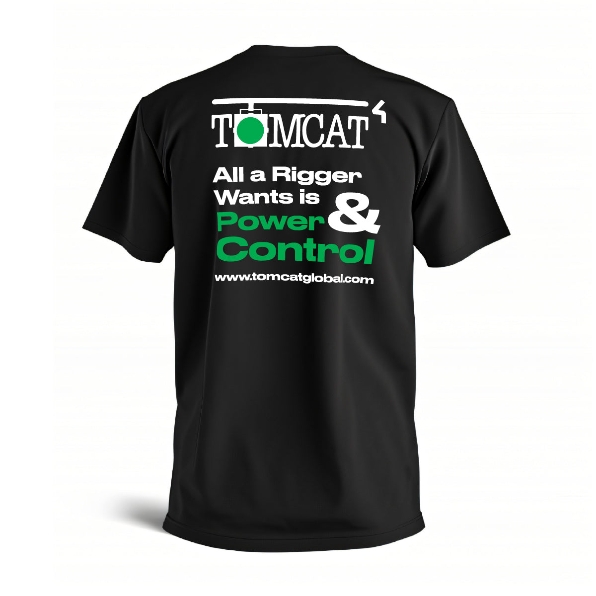 Black T-Shirt TOMCAT "All a Rigger Wants", Size 3X