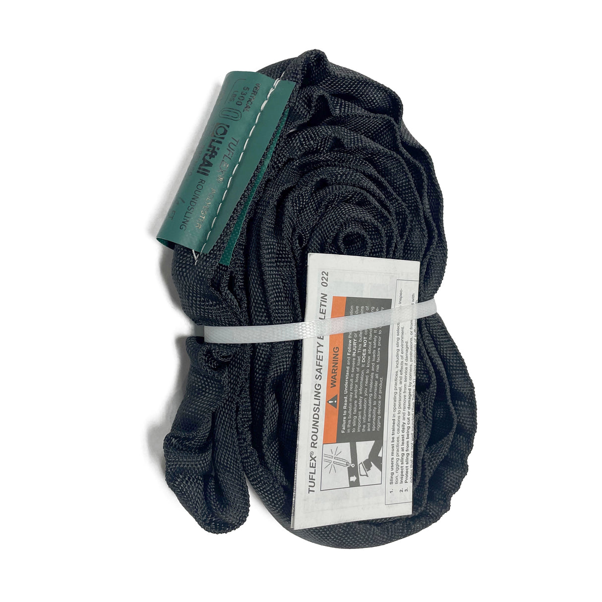 Tuflex Spanset Black - Polyester Roundsling - 6 ft