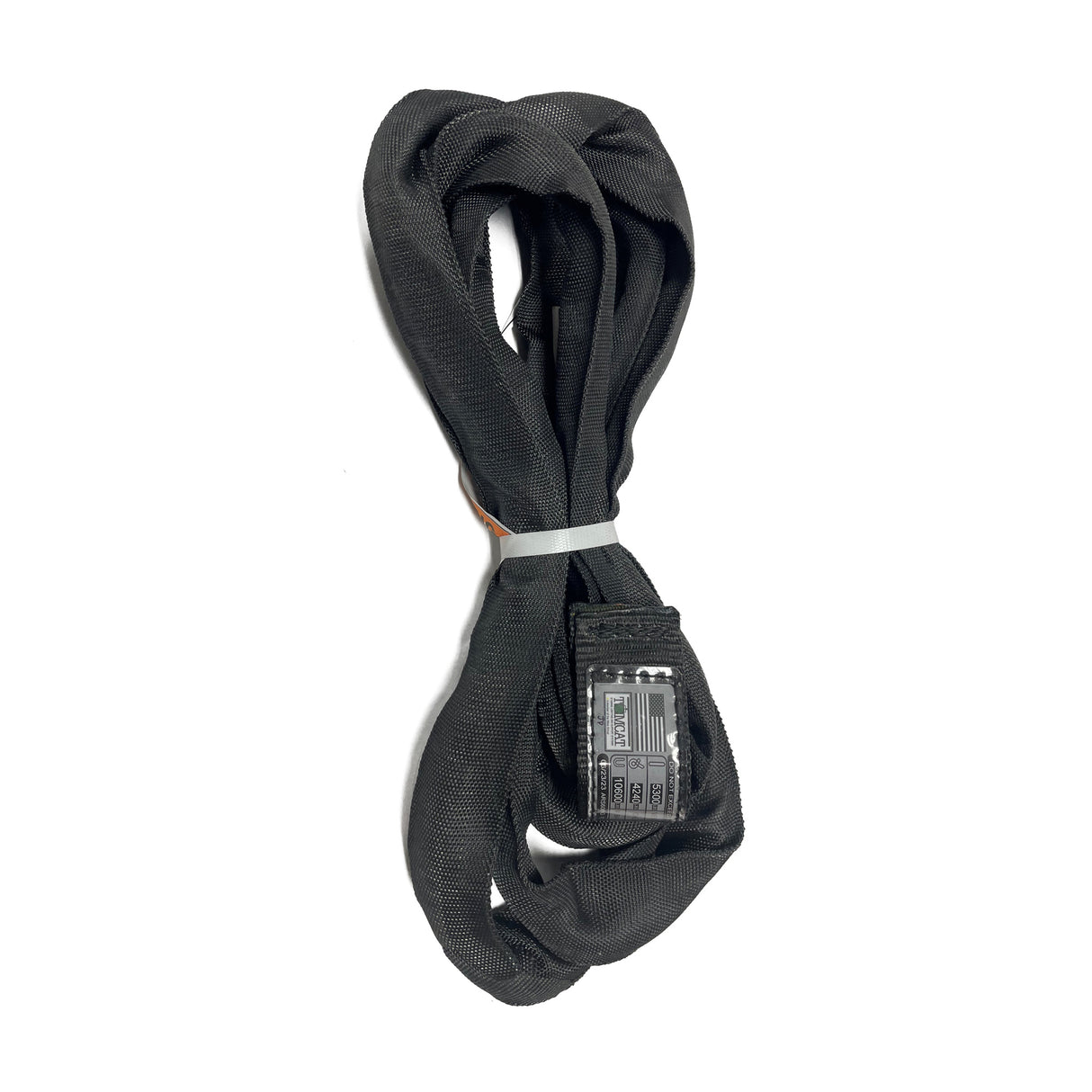 Steelflex Roundings Black - Polyester Covered Wire Rope Sling - 6 ft