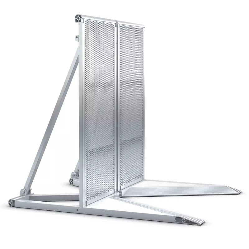 CWB-VC Crowd barrier-variable corner adjustable from 120° to 240°