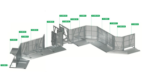 CWB-B Crowd barrier-1m standard unit
